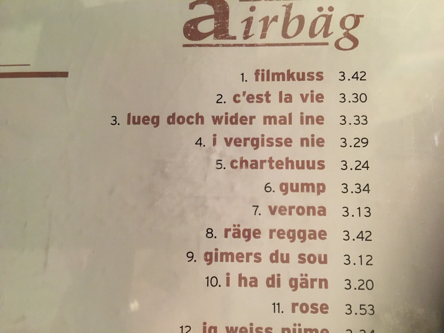 CDs: Airbäg – D'occasion à Arth par Vrecam51 1