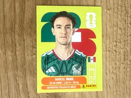 Panini FIFA WM 2026 Sticker Marcel Ruiz MEX 12