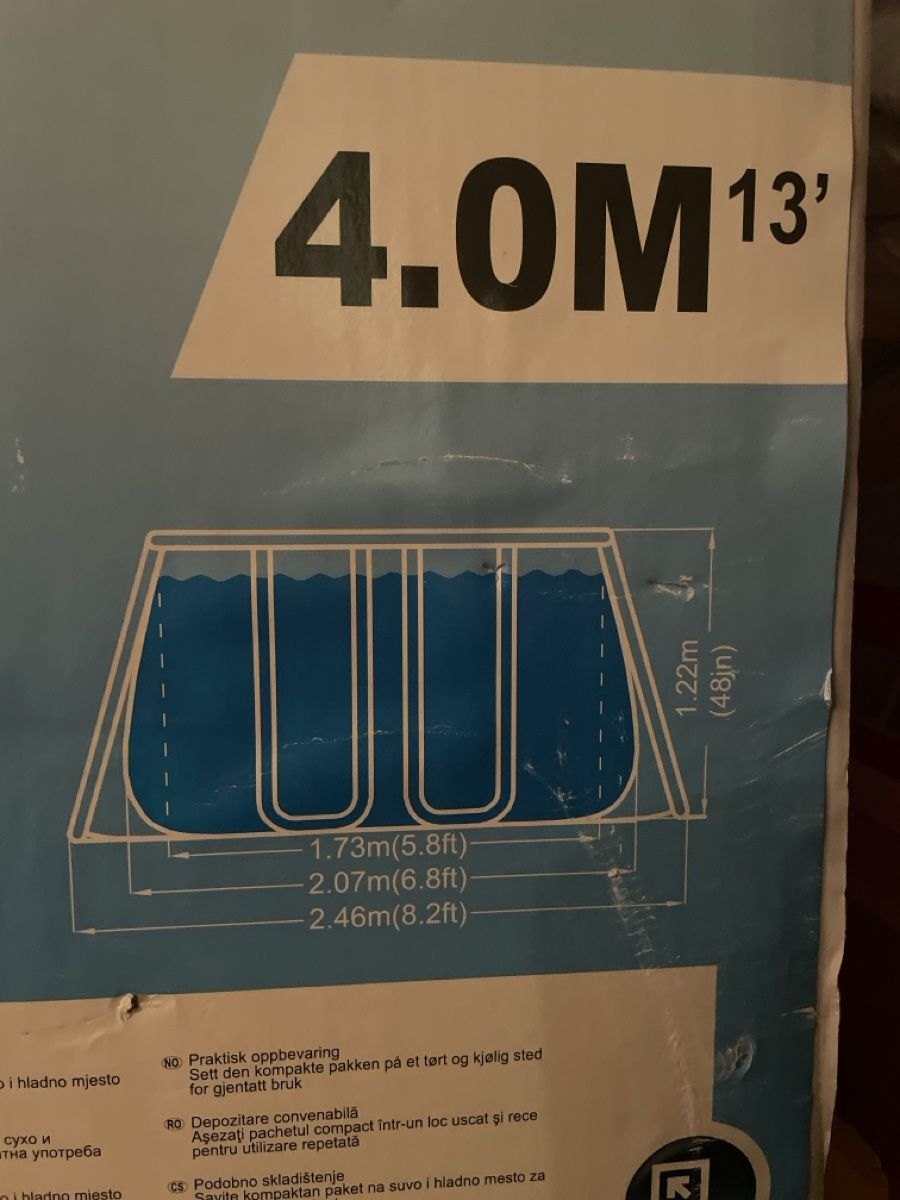 Piscine: Pool 4.0m x 2.07m x 1.22m Neu/Original Verpackt – Nuovo e nell'imballaggio originale da Stallikon venduto da Sunday6 3