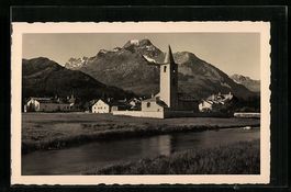 Sils-Baselgia, Blick auf Piz della Margn
