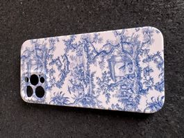 iPhone Schutzhülle für iPhone 12/12 Pro "Toile de Jouy" (D)