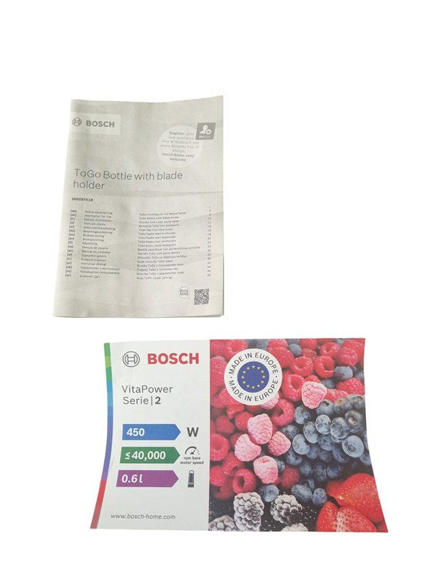 Bosch Appareils de cuisine: BOSCH ToGo blender Flasche – Neuf (Voir description) à Wangen b. Olten par Restwert_Wangen 6