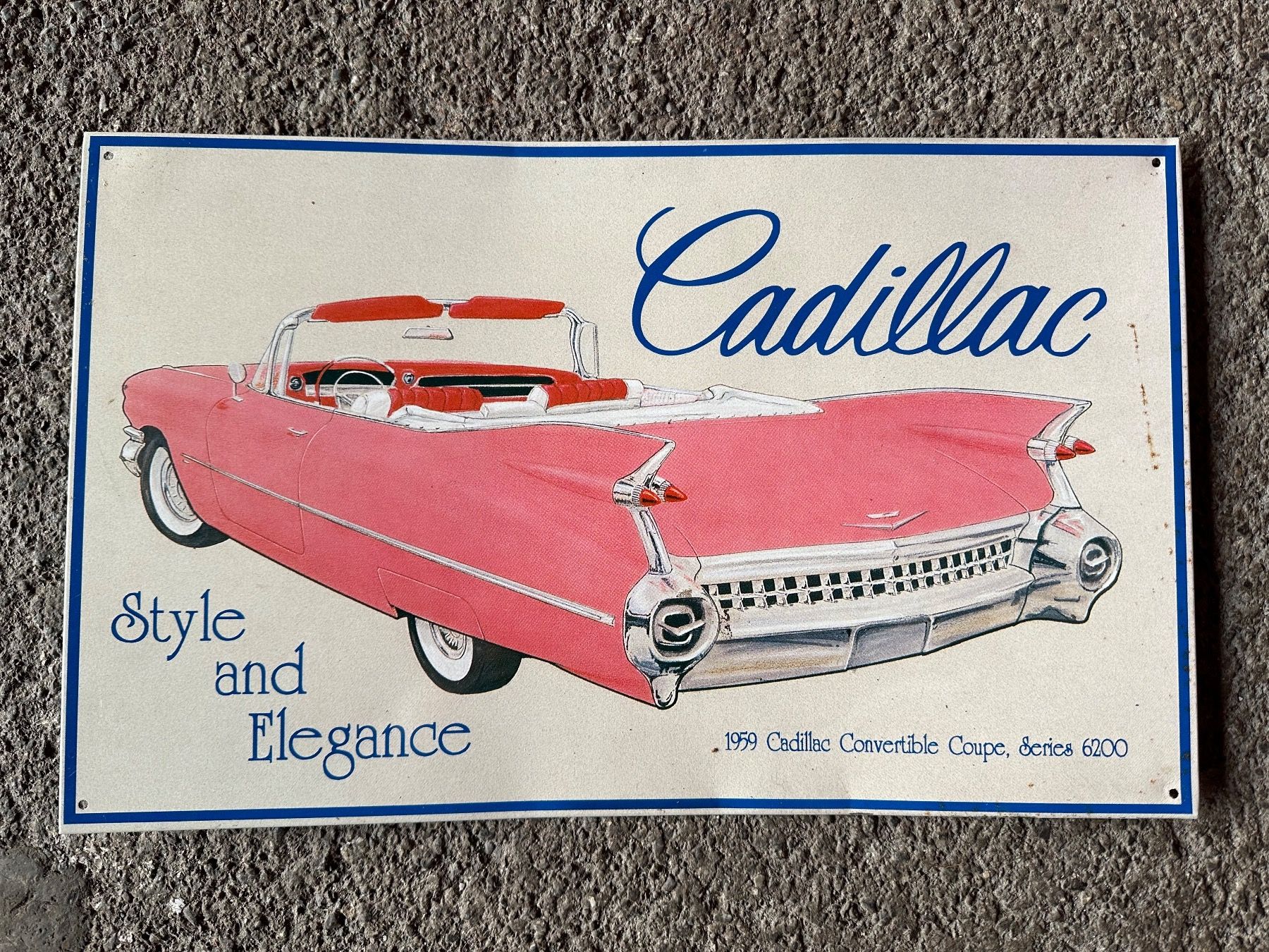 Insegne: Cadillac 1959 gm Cabrio Oldtimer classic – Nuovo (secondo la descrizione) da Reinach AG venduto da rares75