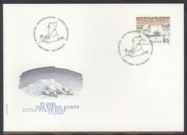 2008, FDC, Sondermarke der kleine Eisbär