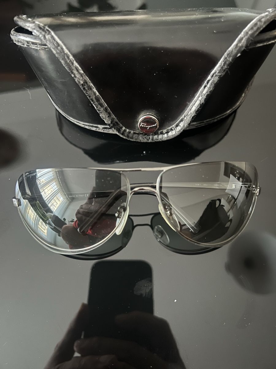 Salvatore Ferragamo Occhiali & Lenti: Salvatore Ferragamo Sonnenbrille Large – Usato da Zürich venduto da Walllstreet 1