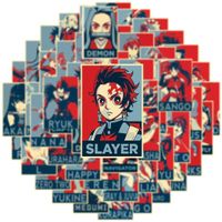 50 stk. Anime Aufkleber