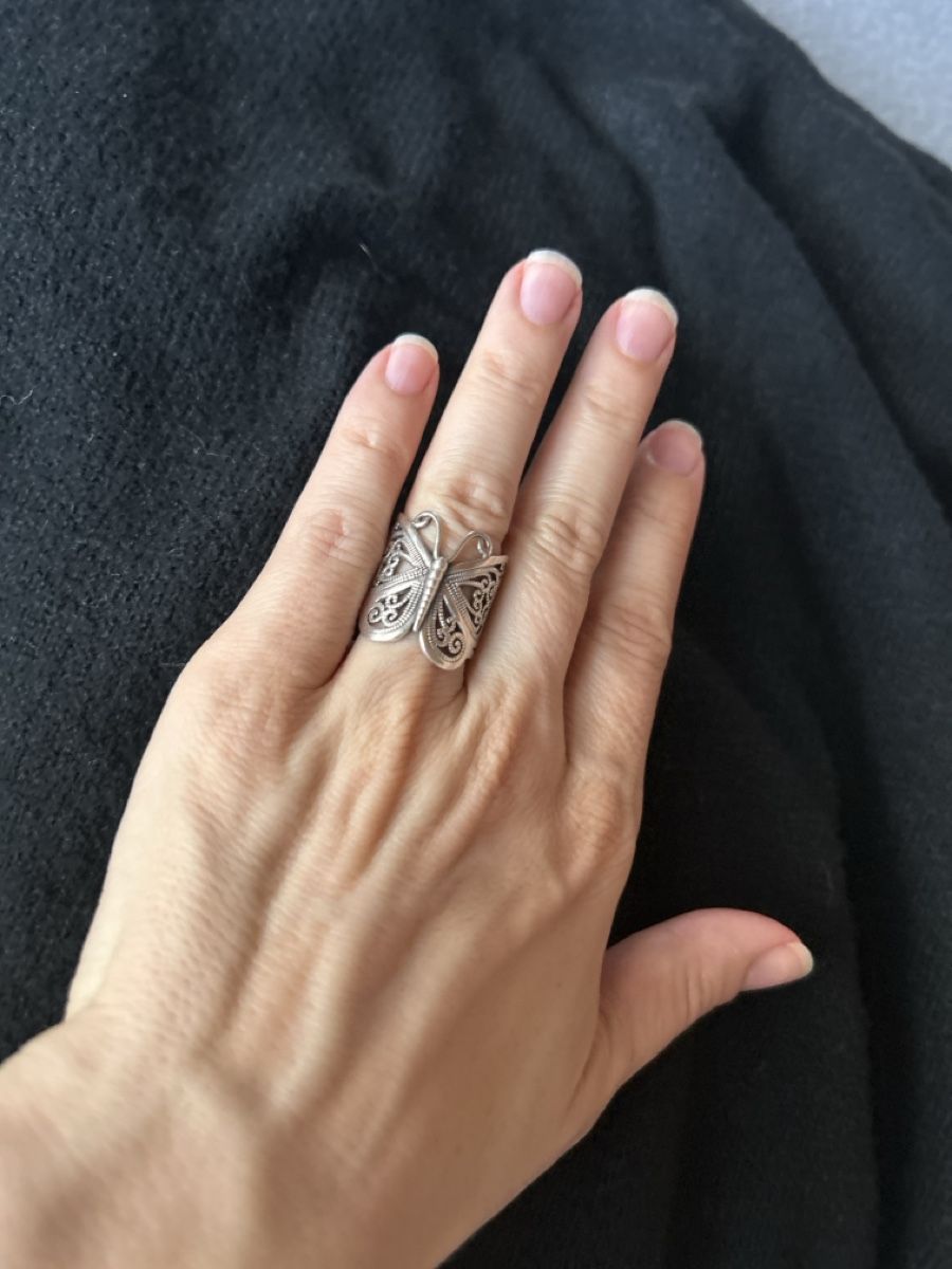 Anelli: Ring Schmetterling Silber – Usato da Wohlen b. Bern venduto da Honeypie
