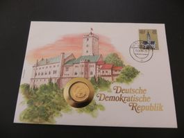 Münzbrief - 1984 - DDR 20 Pfennig 1984