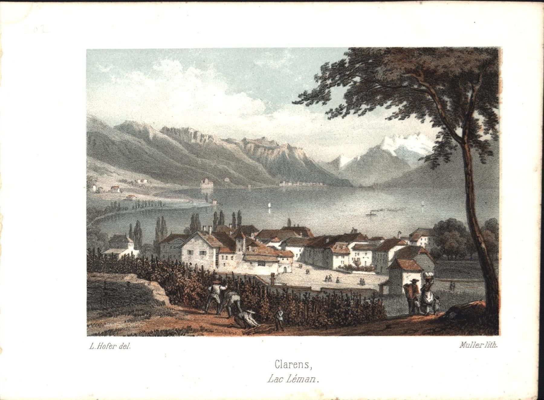 Incisioni: Clarens Tonlithographie – Usato da Rafz venduto da Helvet32