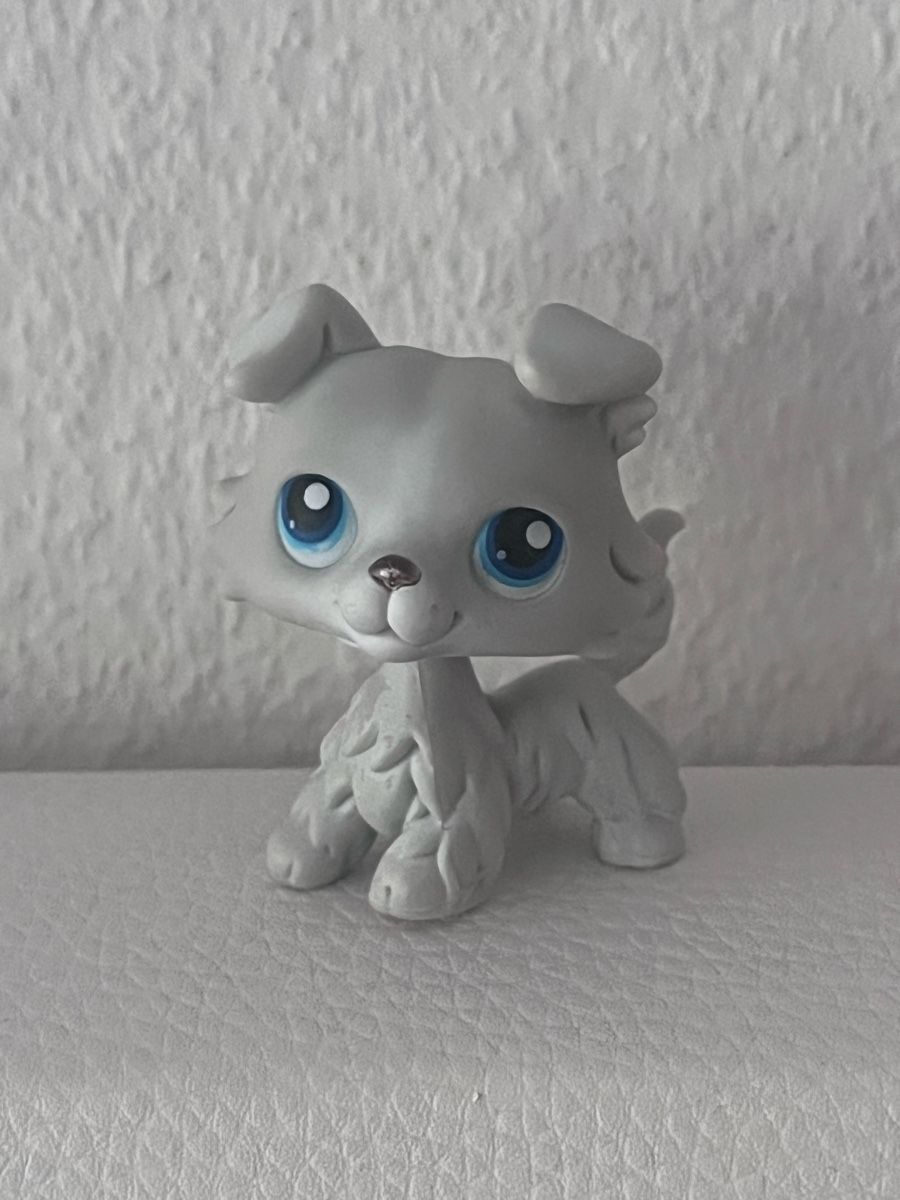 Littlest Pet Shop Figuren: Littlest Pet Shop Gray Collie #363 – Gebraucht aus Le Grand-Saconnex von Koko.hime_