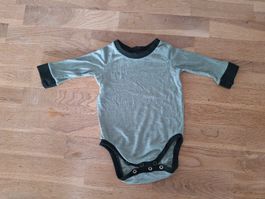 Grüner Wolle-Seide Body Gr 56 / 62