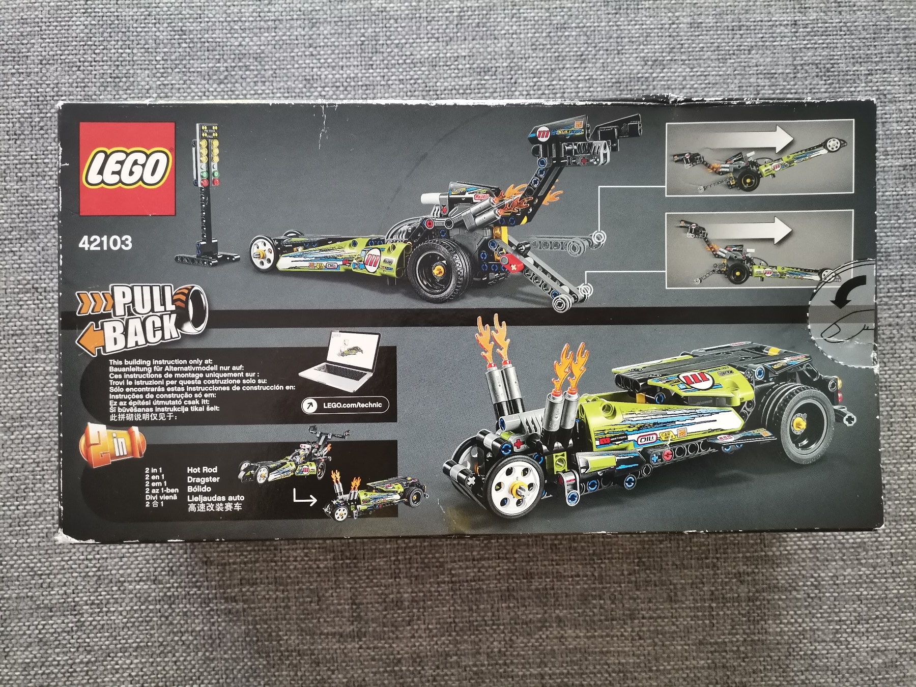 Lego Baukästen: Lego Technic Dragster Pull Back 2 en 1 réf. No 42103 neuf – Neu und originalverpackt aus Onex von Neimad7 2