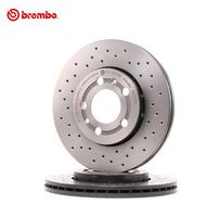 Bremsscheiben BREMBO gelocht 256 mm 5-Loch VA + Klötze