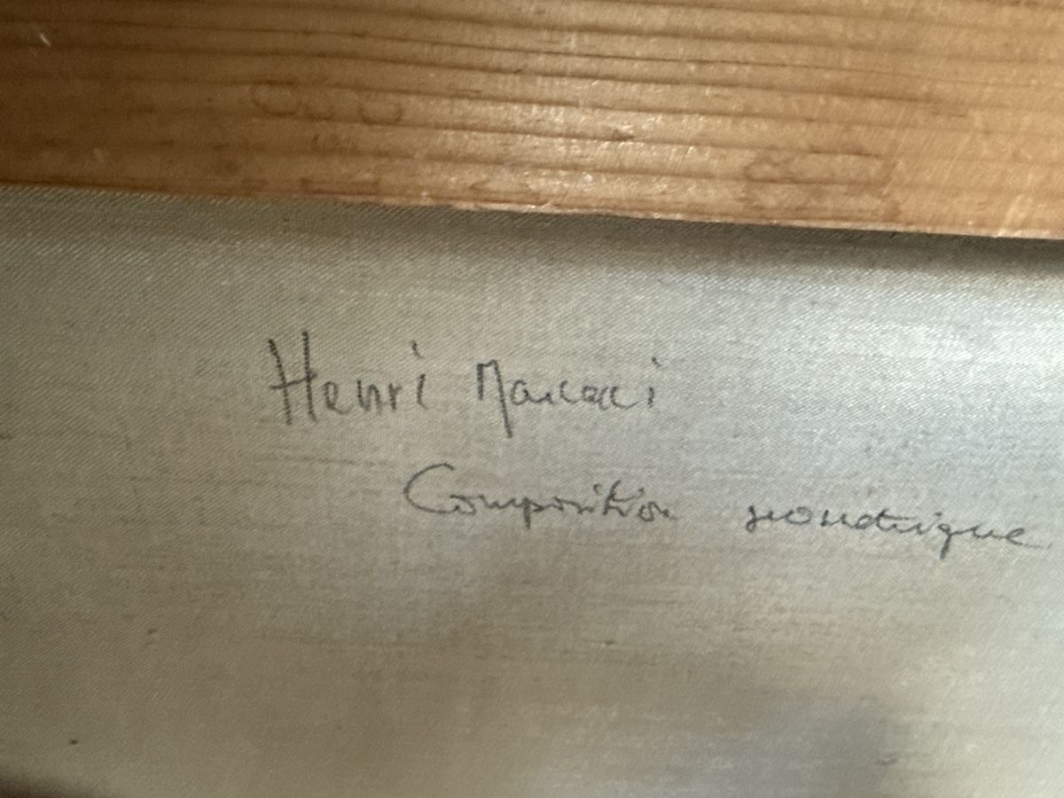 Dipinti: MARCACCI Henri (1925-1994) Composition géométrique – Usato da Schmitten FR venduto da Hohezelg 1