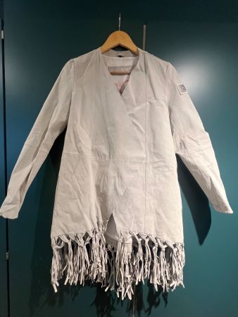 Wildlederjacke mit Fransen Grösse XS guter Zustand