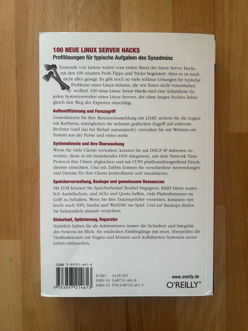 Libri: 100 neue Linux Server Hacks O'Reilly 1. Auflage 2006 – Usato da Bern venduto da Lenny5156 1