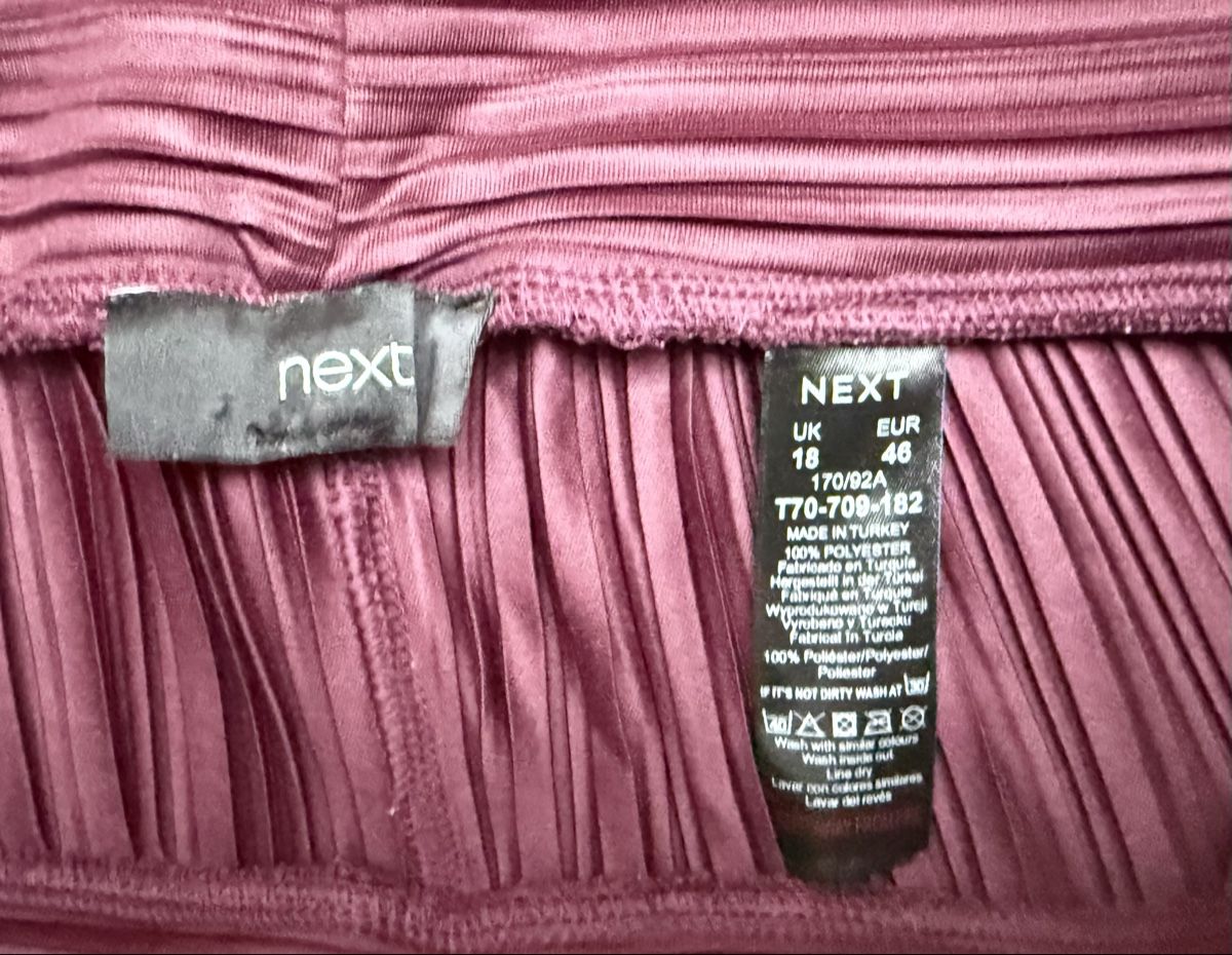 Next Pantaloni: NEXT Plisse Damen-Hose, Grösse 46, – Usato da Islikon venduto da Julies_wardrobe 1
