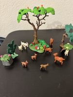 Playmobil Ziegen Set mit Bäumen und Zubehör 