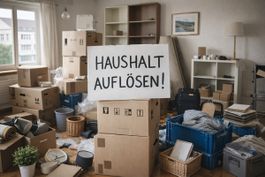 Haushaltsauflosung diverses Mobiliar und Kartons