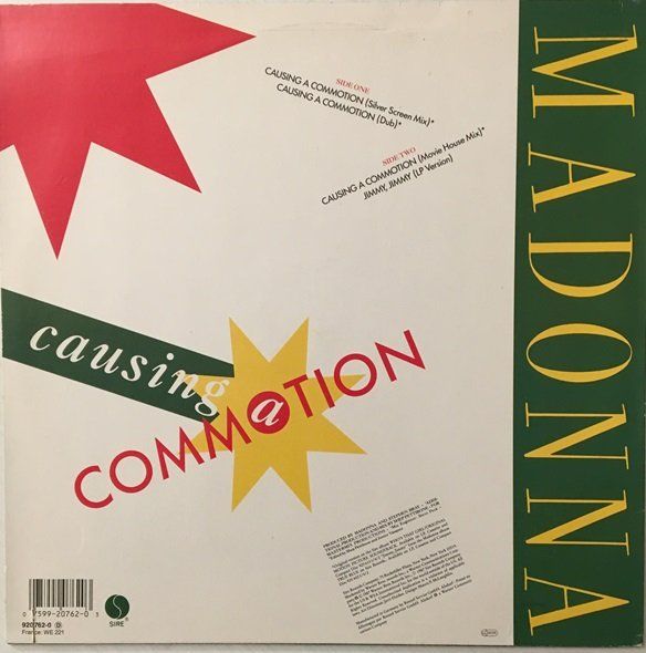 Schallplatten: Madonna – Causing a commotion (12'' Maxi-Single) – Gebraucht aus Grüningen von azulvinyl 1