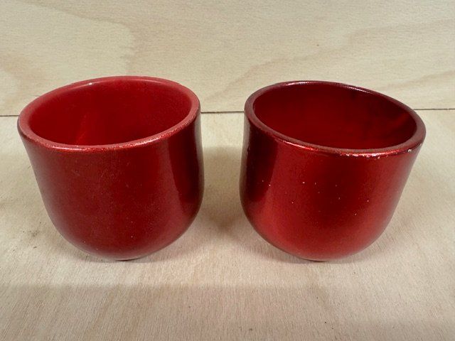 Vasi per fiori: 2 Cache-Pots Keramik, rot – Usato da Liebefeld venduto da 3-2-1-mein
