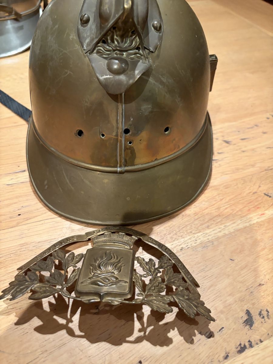 Pompieri: Casque Sapeur Pompier ancien – Usato da Echallens venduto da JAR69 6