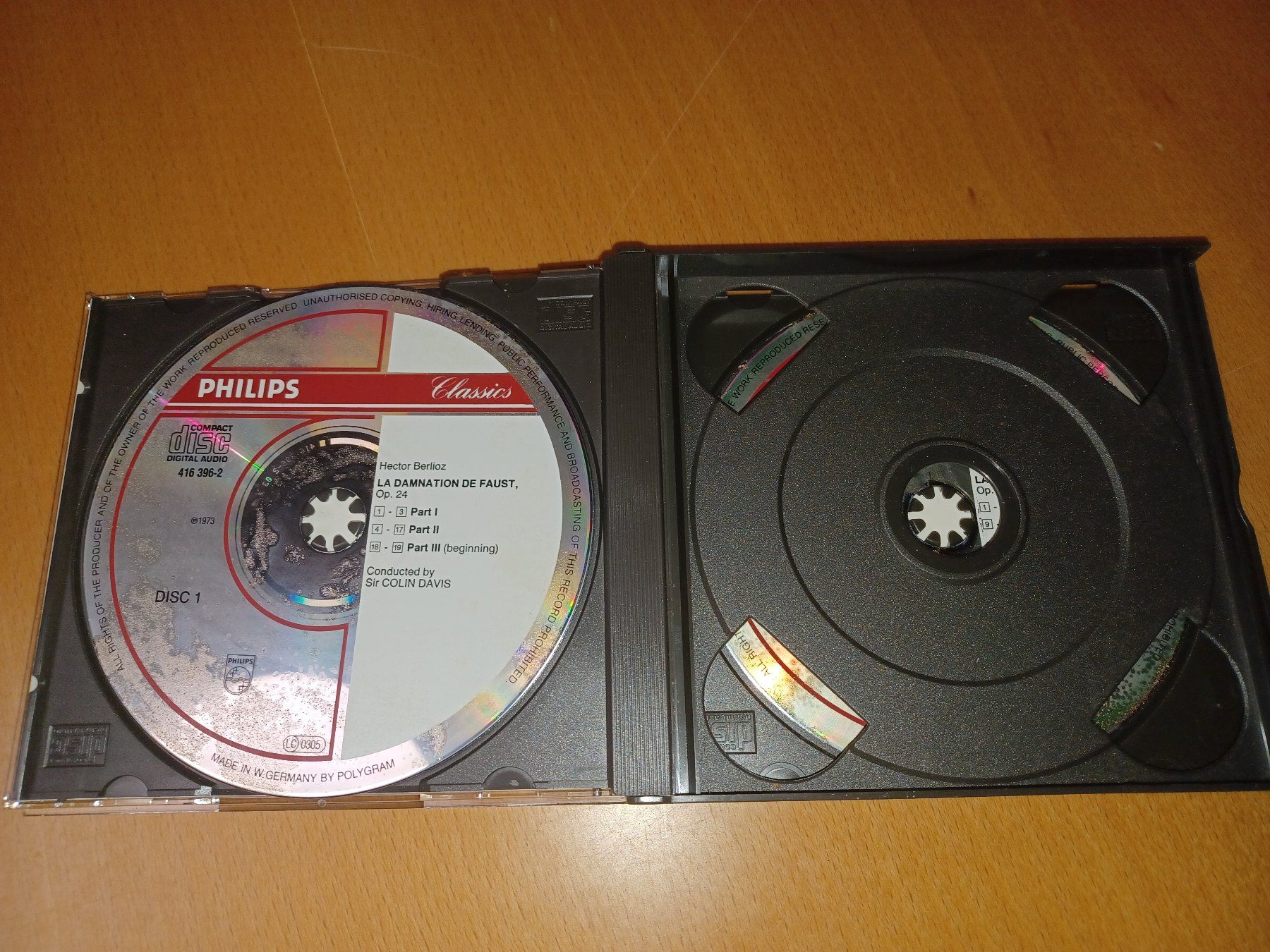 CD: CD H.Berlioz 'La damnation de Faust' – Nuovo e nell'imballaggio originale da Linthal venduto da Luther 2