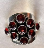 Wunderschöner Granat Silberring 