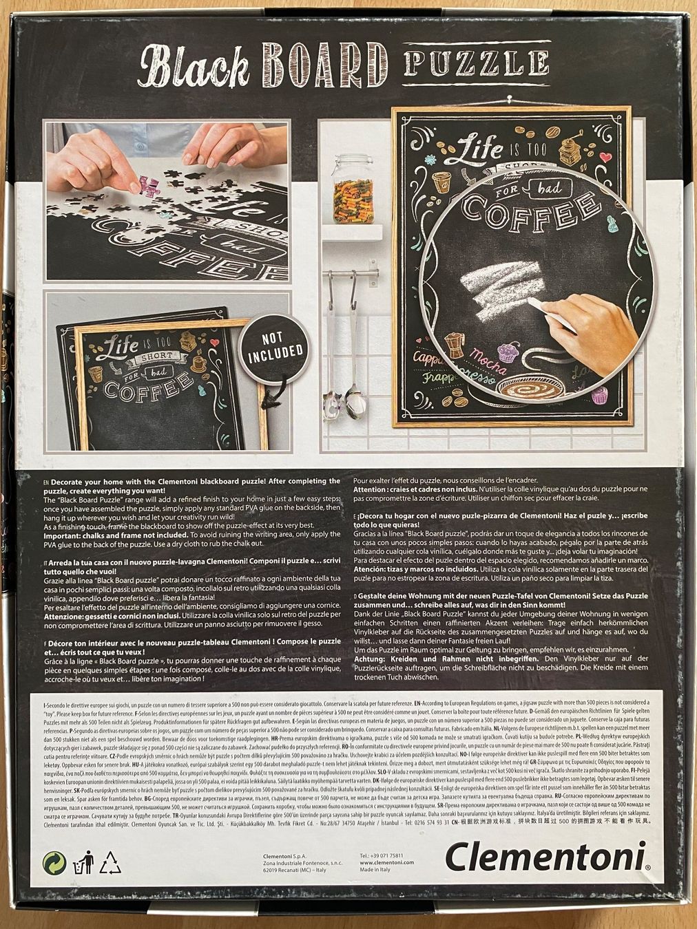 Clementoni Puzzle: Black Board Puzzle Coffee Clementoni – Usato da Brugg AG venduto da jea_N00 3