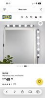 IKEA MUSIK Wandleuchte verchromt  5 Lampen neu