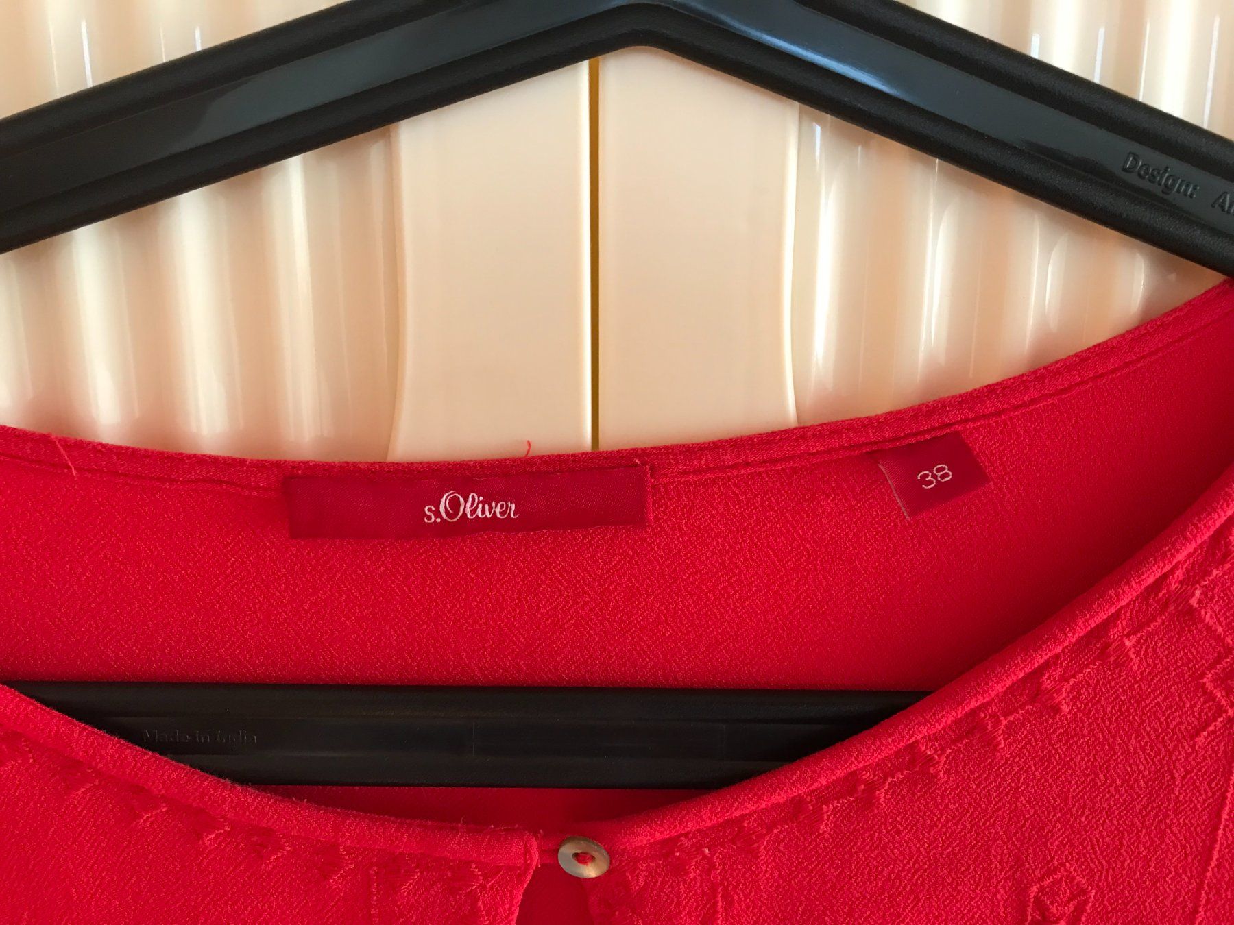 S.Oliver T-shirt: Rotes s.Oliver Shirt, Viskose, Gr. 38 - Herbst Schnäppchen – Nuovo (secondo la descrizione) da Brunnenthal venduto da Eco07 2