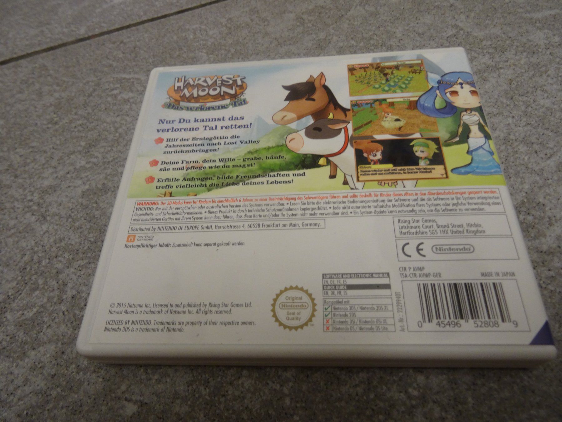 Nintendo Spiele: Harvest Moon: Das verlorene Tal - Nintendo 3DS – Gebraucht aus Olten von Disc-Ausverkauf 2