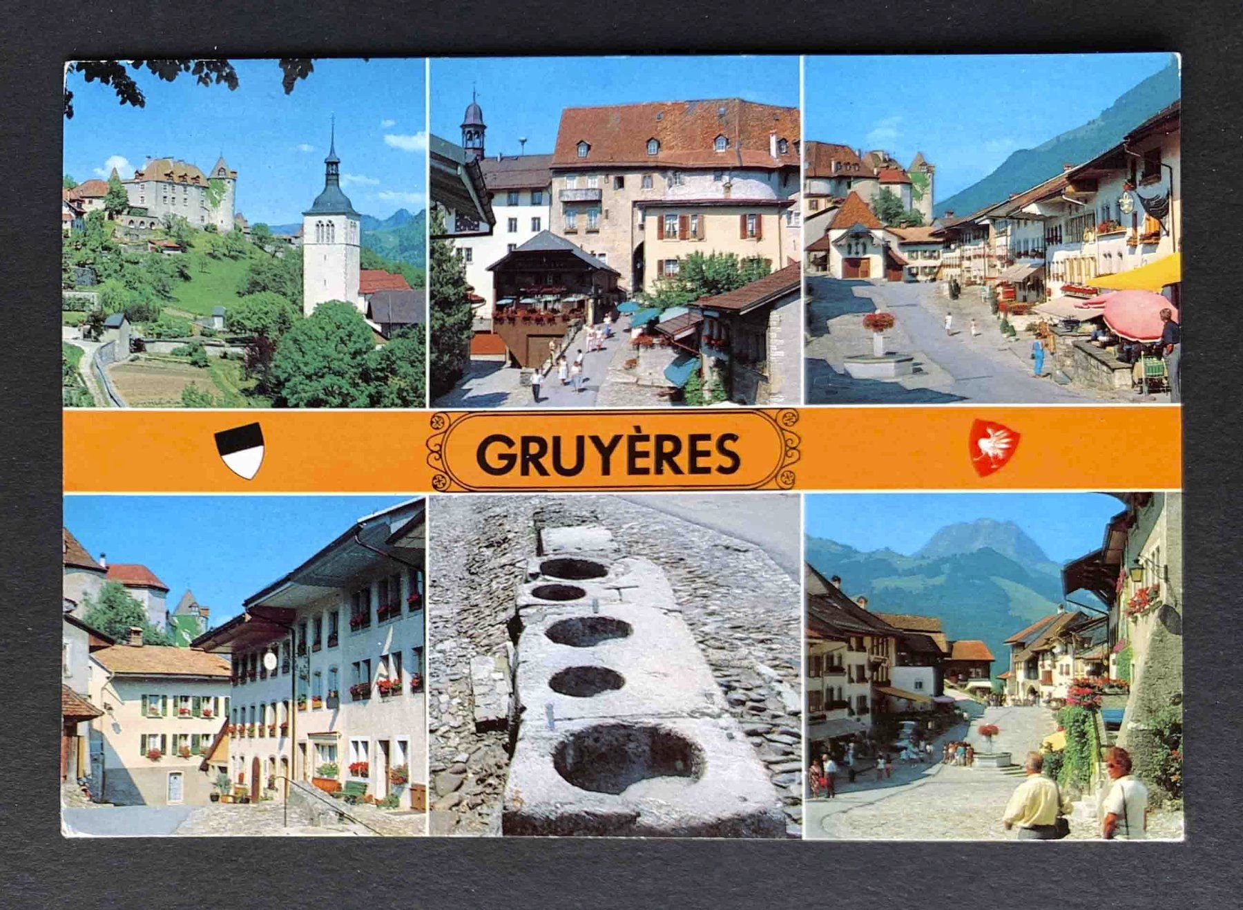 Cartoline postali: AK Gruyeres – Usato da Goldau venduto da artelier1
