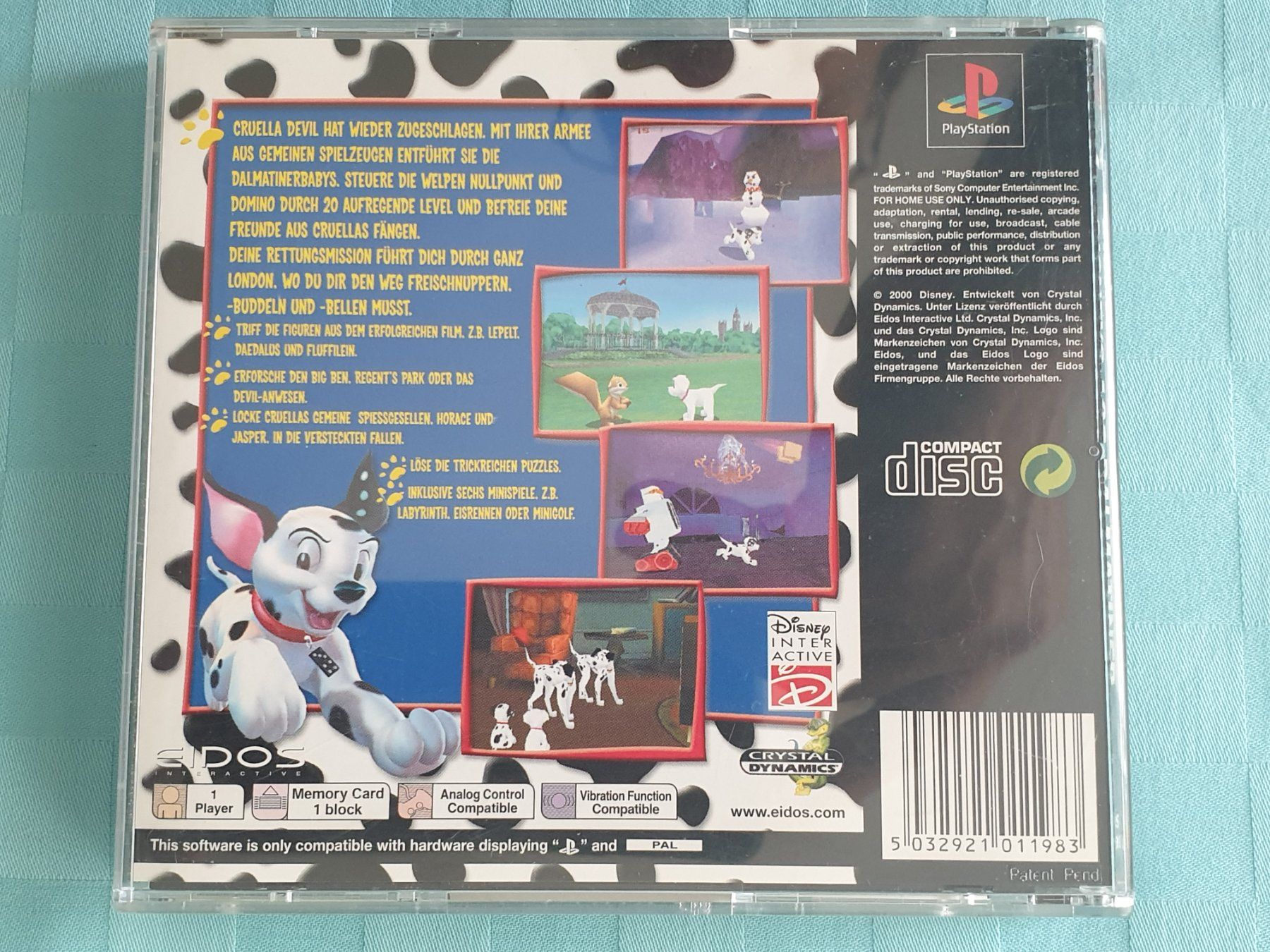 Spiele: DISNEY 102 DALMATINER PlayStation – Gebraucht aus Mörschwil von spirspi 1