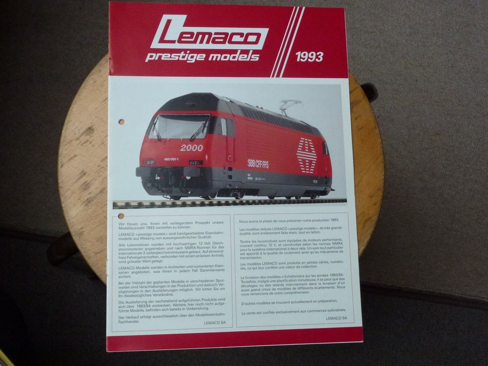 Lemaco Katalog Prestige Models | Kaufen auf Ricardo
