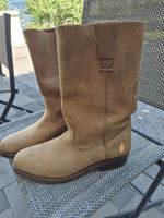 Bottes vintage Gowest en cuir camel