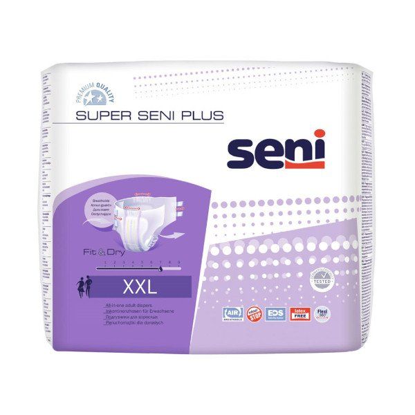 Windeleimer & Windeln: AKTION - Super Seni Plus XXL, 6 x 10 Stk. – Neu und originalverpackt aus Egg b. Zürich von Santhema_AG