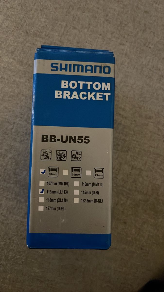 Shimano Pezzi di ricambio: Shimano Bottom Bracket BB-UN55 - New in Box – Nuovo e nell'imballaggio originale da Zürich venduto da ame_c9fq
