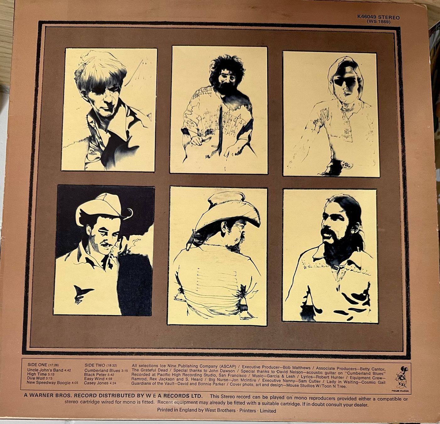 Dischi in vinile: Grateful Dead - Workingman's Dead // LP: NM; Sleeve: VG+ – Usato da Zürich venduto da saltbee 1