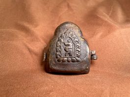 Ancienne boite reliquaire Gau du Tibet