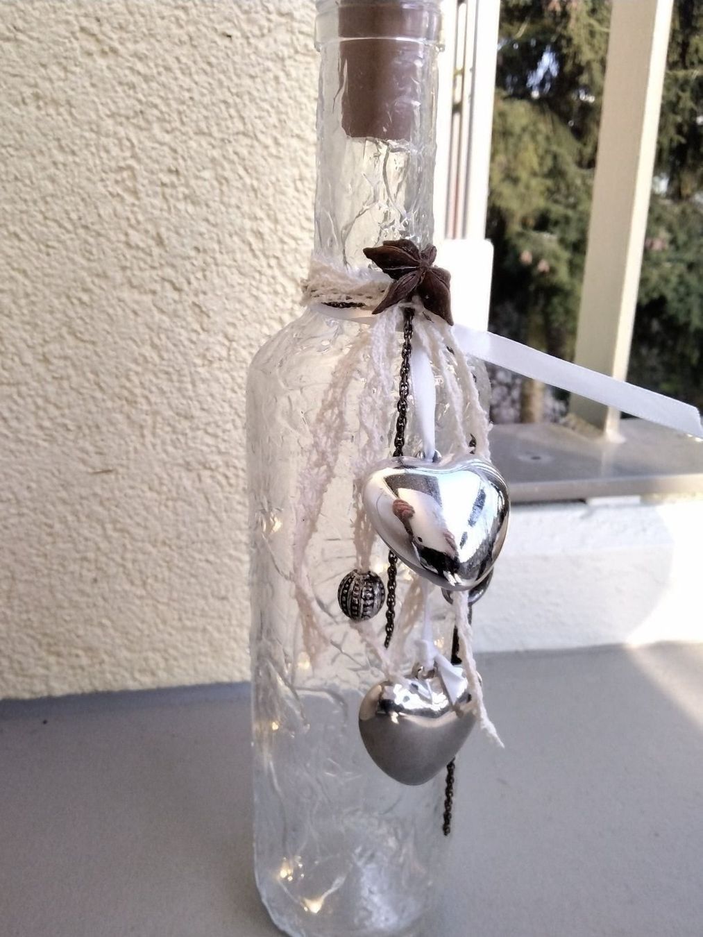 Tutte le decorazioni: SHABY CHIC DEKO FLASCHE MIT LED LICHT – Usato da Biel/Bienne venduto da dasi3 1