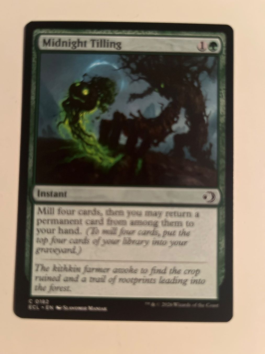 Magic The Gathering Carte collezionabili: 1 x Midnight Tilling - Magic: The Gathering - MtG – Usato da Kriens venduto da Shadi1980