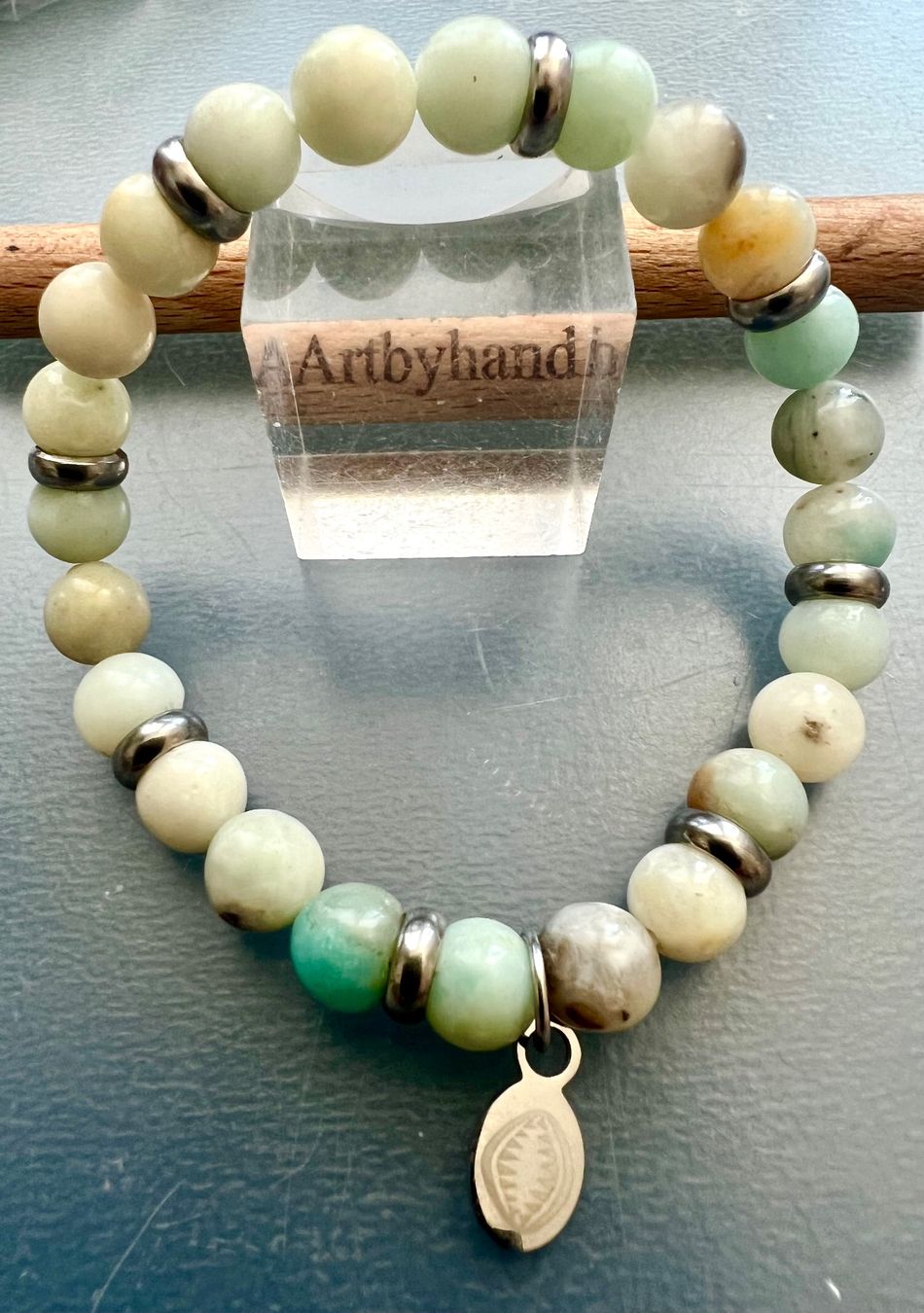 Armbänder & -reifen: Amazonit Armband in Mint & Creme - neu – Neu (gemäss Beschreibung) aus Ruswil von artbyhand 5