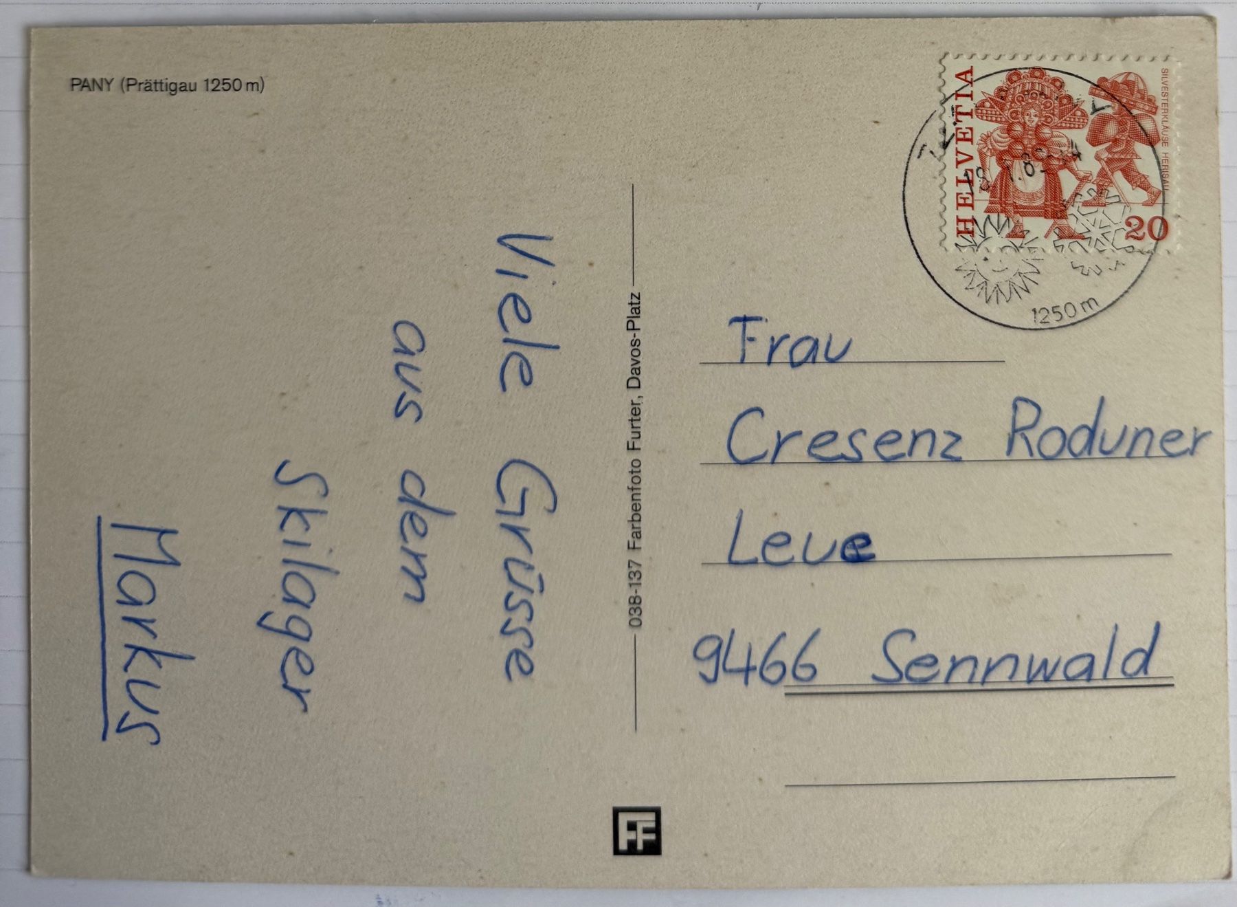 Cartoline postali: AK: Pany - Multi-vues winter – Usato da Lutry venduto da Ediego 6