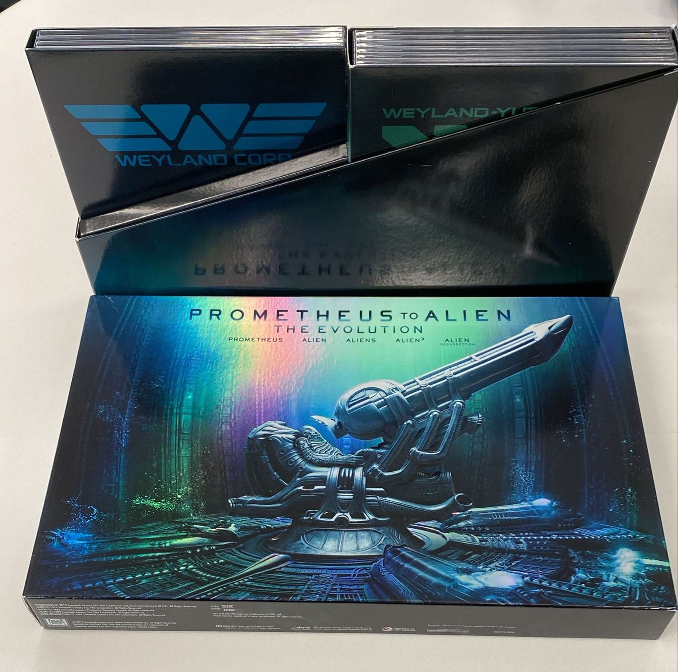 Alle DVDs: PROMETHEUS TO ALIEN THE EVOLUTION 9 DISC SET BLU-RAY 3D – Gebraucht aus Zürich von