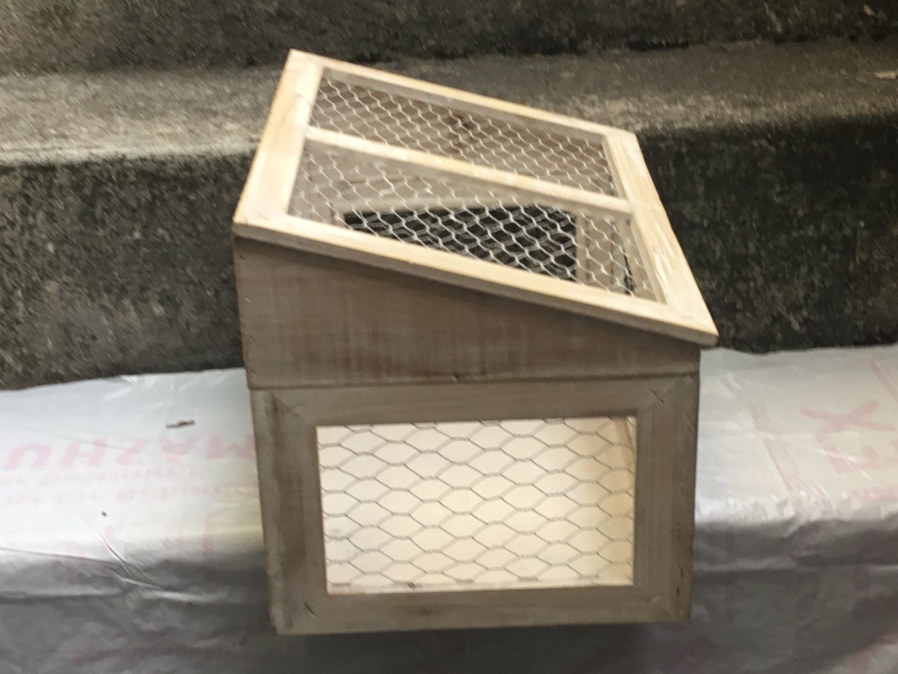 Articoli in legno: Gitterkiste Shabby Chic  Dekoration – Usato da Bolligen venduto da Tarahumara 4