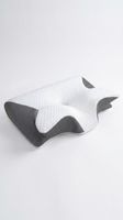 Oreiller orthopédique ergonomique, neuf, blanc gris