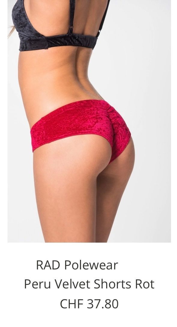 Pantaloni: Pole Dance Shorts RAD Gr. S – Nuovo (secondo la descrizione) da Rüfenacht BE venduto da anelesa 1