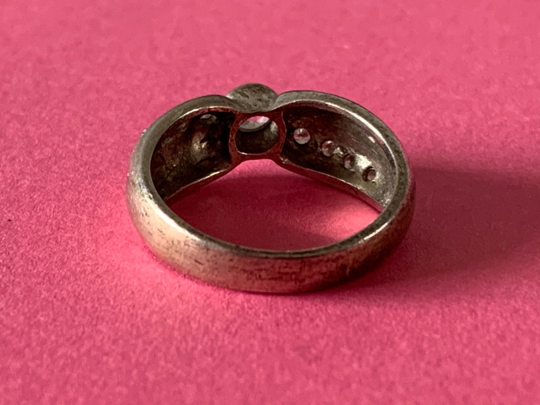 Anelli: Silberring 9 Stone (54/17) – Usato da Dittingen venduto da Bijoubelle 1