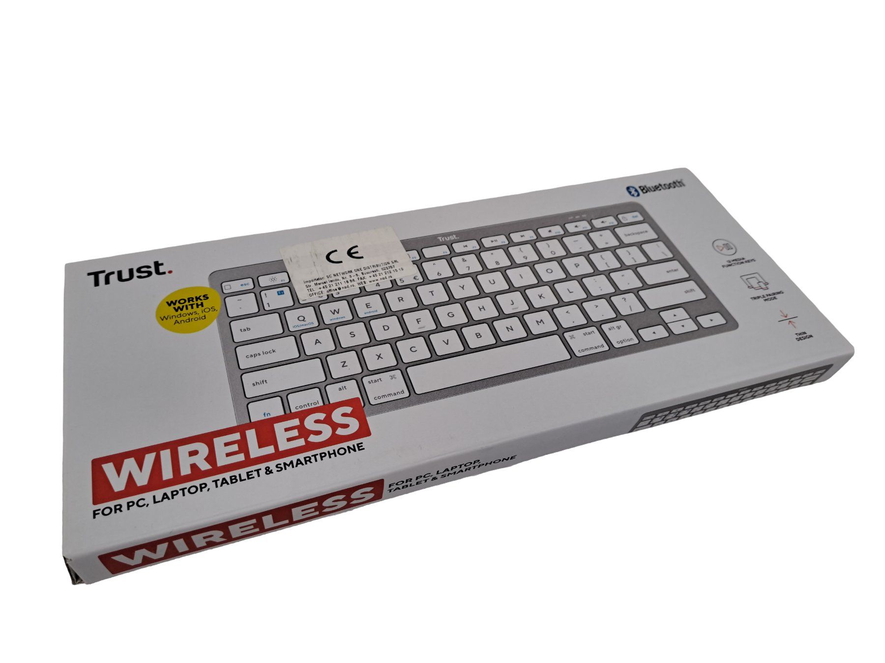 Trust Tastiere: TRUST Kabellose Tastatur mit Bluetooth – Nuovo (secondo la descrizione) da Männedorf venduto da Restwert_Maennedorf 5